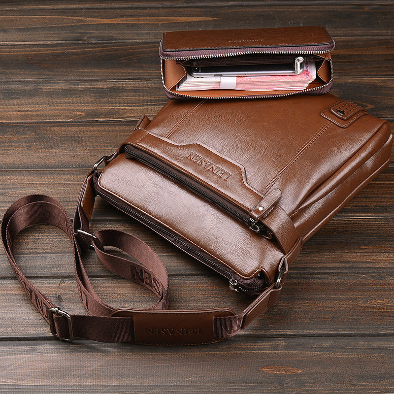 Stylish & Functional Men’s Messenger Bag – Perfect for Work, Travel & Everyday Use - Minerva Mart
