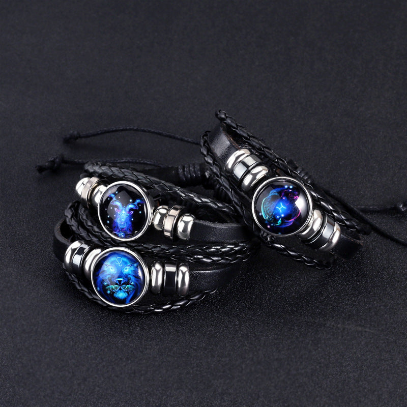 Braided Zodiac Constellation Bracelet – For Men, Women & Kids