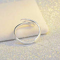 Alloy Simple Hands Hug Ring Opening Adjustable Jewelry - Minerva Mart