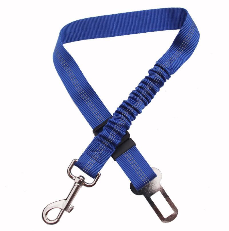 Adjustable Dog Car Seat Belt – Reflective, Elastic, and Secure Travel Harness Lead