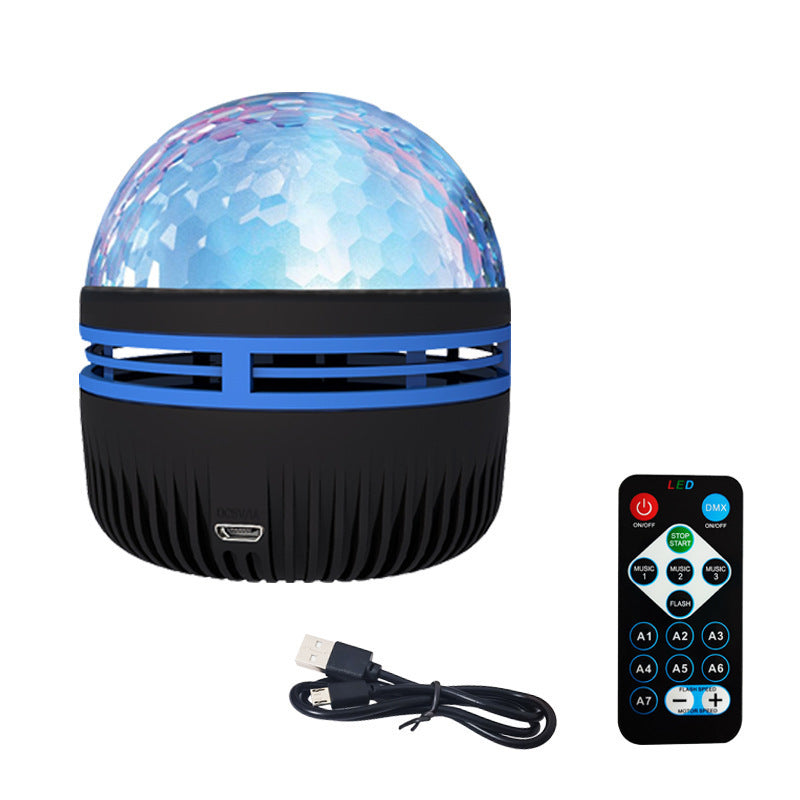 LED Star Galaxy Projector Lamp – Rotating Disco Light for Bedroom & Party Vibes