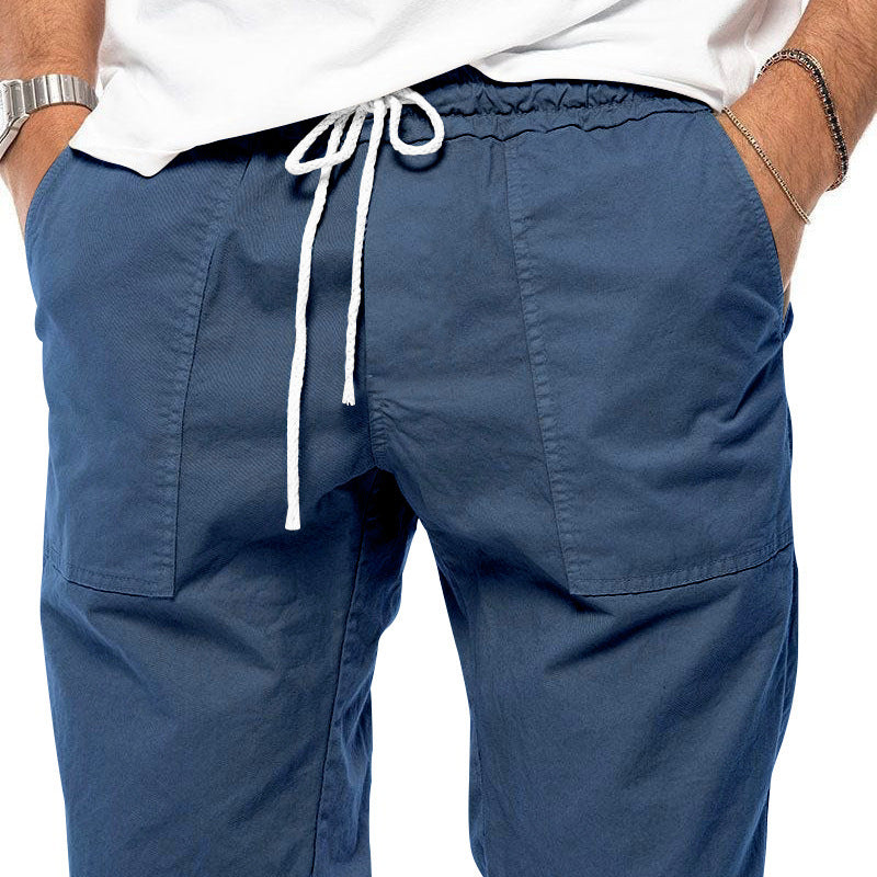 Spring And Autumn Men's Casual Pants Loose Tappered Trousers Leisure Sports Outdoor Overalls - Minerva Mart