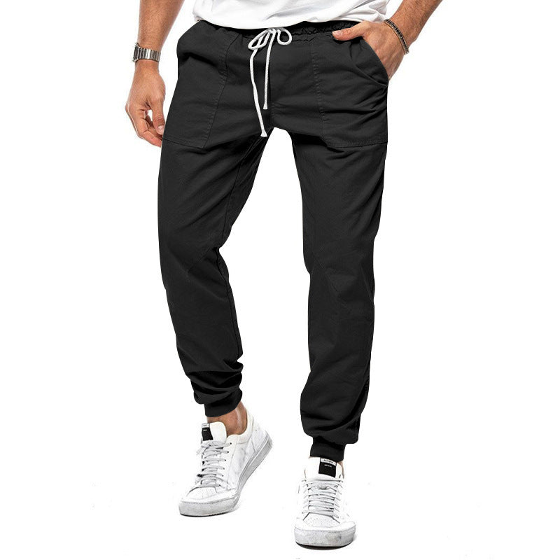 Spring And Autumn Men's Casual Pants Loose Tappered Trousers Leisure Sports Outdoor Overalls - Minerva Mart