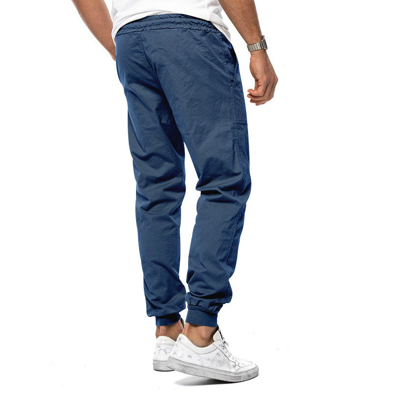 Spring And Autumn Men's Casual Pants Loose Tappered Trousers Leisure Sports Outdoor Overalls - Minerva Mart
