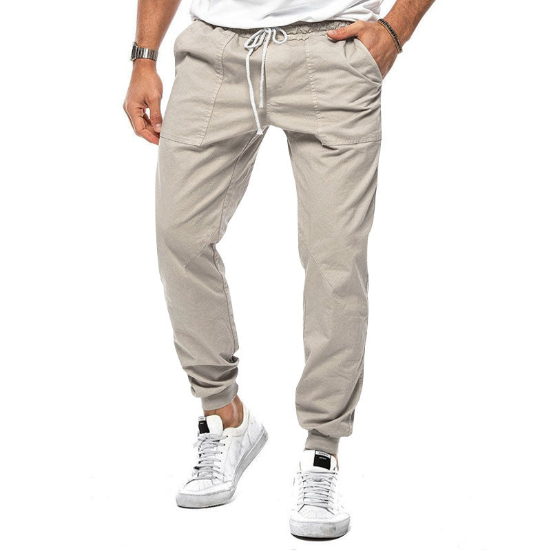Spring And Autumn Men's Casual Pants Loose Tappered Trousers Leisure Sports Outdoor Overalls - Minerva Mart