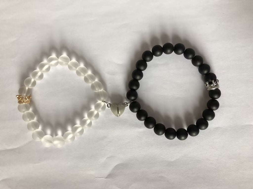 ✨ Glow-in-the-Dark Couple Bracelets – A Magical Bond That Shines Bright! ✨ - Minerva Mart