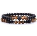 ✨ Micro-Inlaid Zircon & 6mm Natural Stone Beaded Bracelet