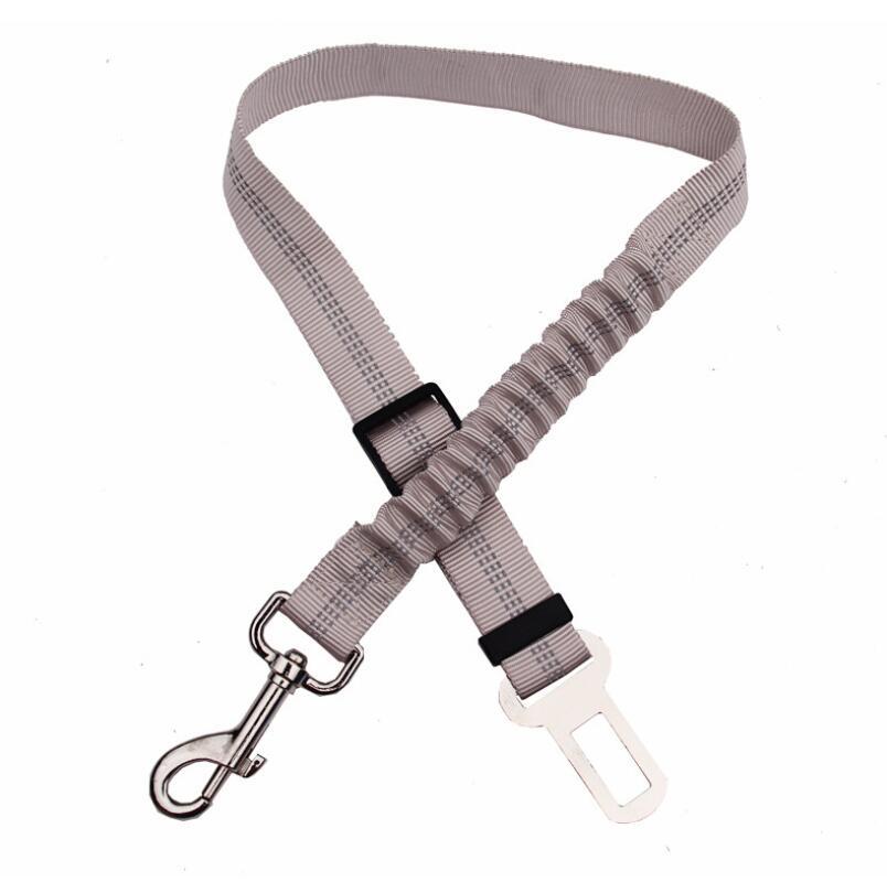 Adjustable Dog Car Seat Belt – Reflective, Elastic, and Secure Travel Harness Lead