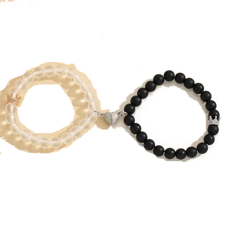 ✨ Glow-in-the-Dark Couple Bracelets – A Magical Bond That Shines Bright! ✨ - Minerva Mart