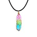 Women's Clear Geometric Crystal Necklace - Minerva Mart