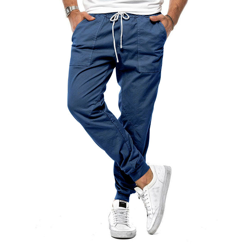 Spring And Autumn Men's Casual Pants Loose Tappered Trousers Leisure Sports Outdoor Overalls - Minerva Mart