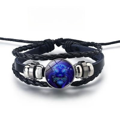 12 Constellations Luminous Bracelet – Starry Sky Glow-in-the-Dark Zodiac Jewelry