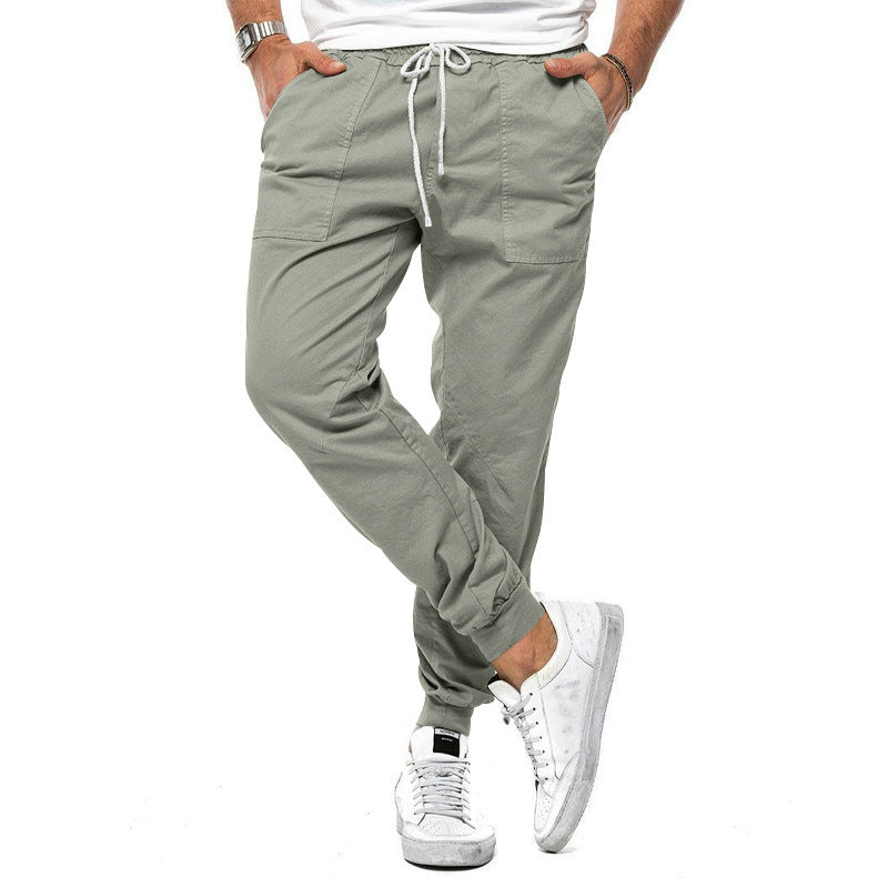 Spring And Autumn Men's Casual Pants Loose Tappered Trousers Leisure Sports Outdoor Overalls - Minerva Mart