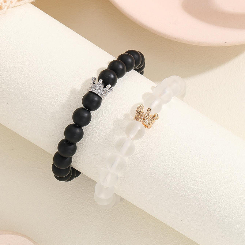 ✨ Glow-in-the-Dark Couple Bracelets – A Magical Bond That Shines Bright! ✨ - Minerva Mart