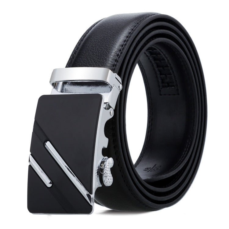 Men’s Automatic Buckle Belt – Classic Business Trouser Belt