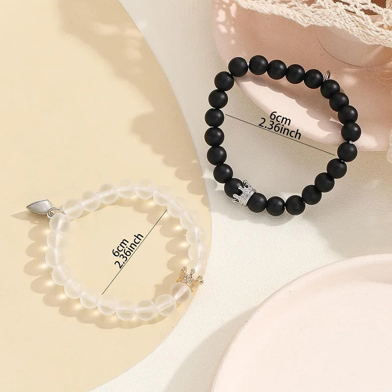 ✨ Glow-in-the-Dark Couple Bracelets – A Magical Bond That Shines Bright! ✨ - Minerva Mart