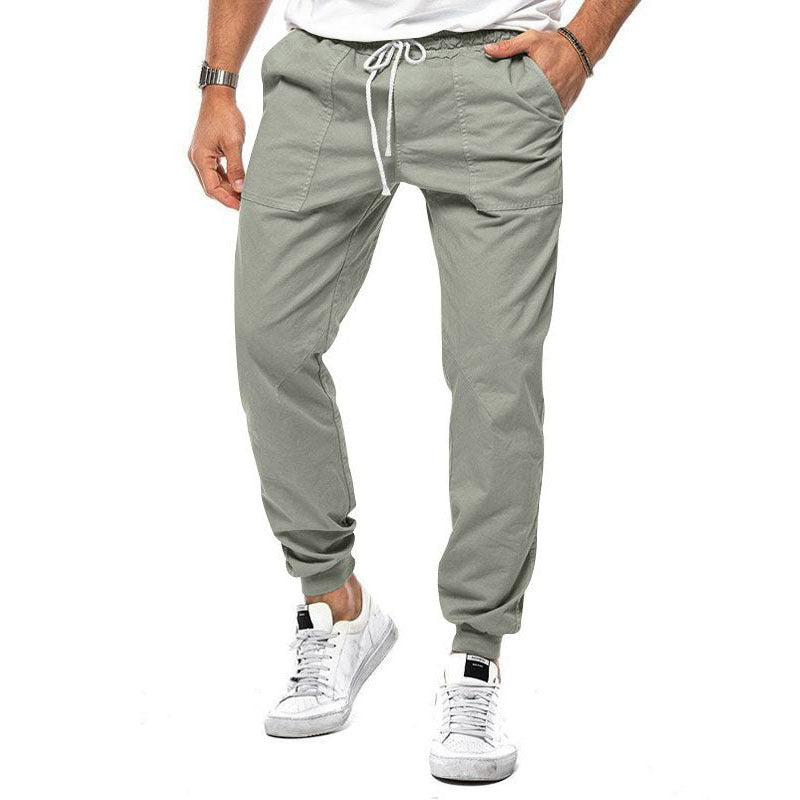 Spring And Autumn Men's Casual Pants Loose Tappered Trousers Leisure Sports Outdoor Overalls - Minerva Mart