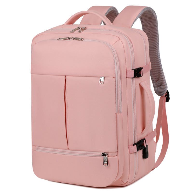 Large Capacity Travel Backpack – Unisex, Multi-Pocket, Laptop & Business Ready