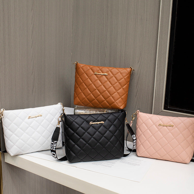 Elegant Quilted Crossbody Bag – Trendy Chain Shoulder Purse for Women