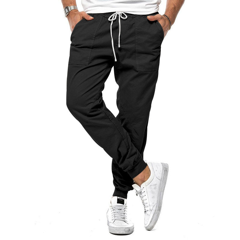 Spring And Autumn Men's Casual Pants Loose Tappered Trousers Leisure Sports Outdoor Overalls - Minerva Mart