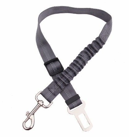 Adjustable Dog Car Seat Belt – Reflective, Elastic, and Secure Travel Harness Lead