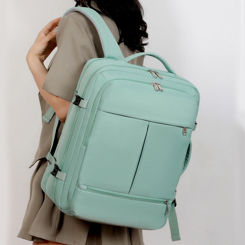 Large Capacity Travel Backpack – Unisex, Multi-Pocket, Laptop & Business Ready
