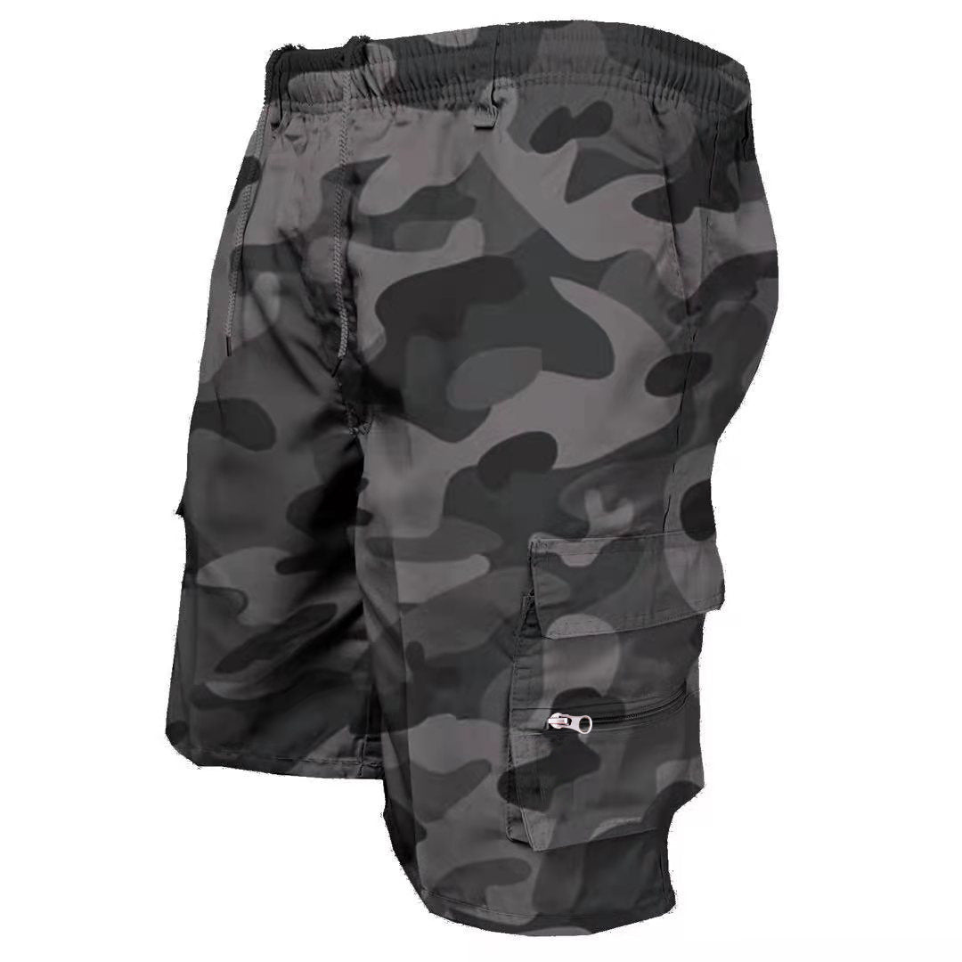 Men's Thin Multi-pocket Cargo Shorts Sports Shorts - Minerva Mart