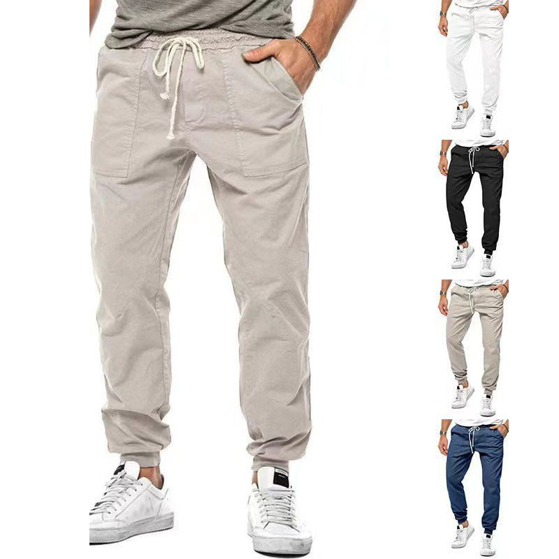 Spring And Autumn Men's Casual Pants Loose Tappered Trousers Leisure Sports Outdoor Overalls - Minerva Mart