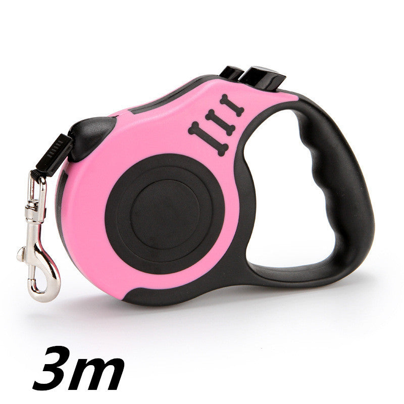 Automatic Retractable Dog Leash – Telescopic Traction Rope - Minerva Mart