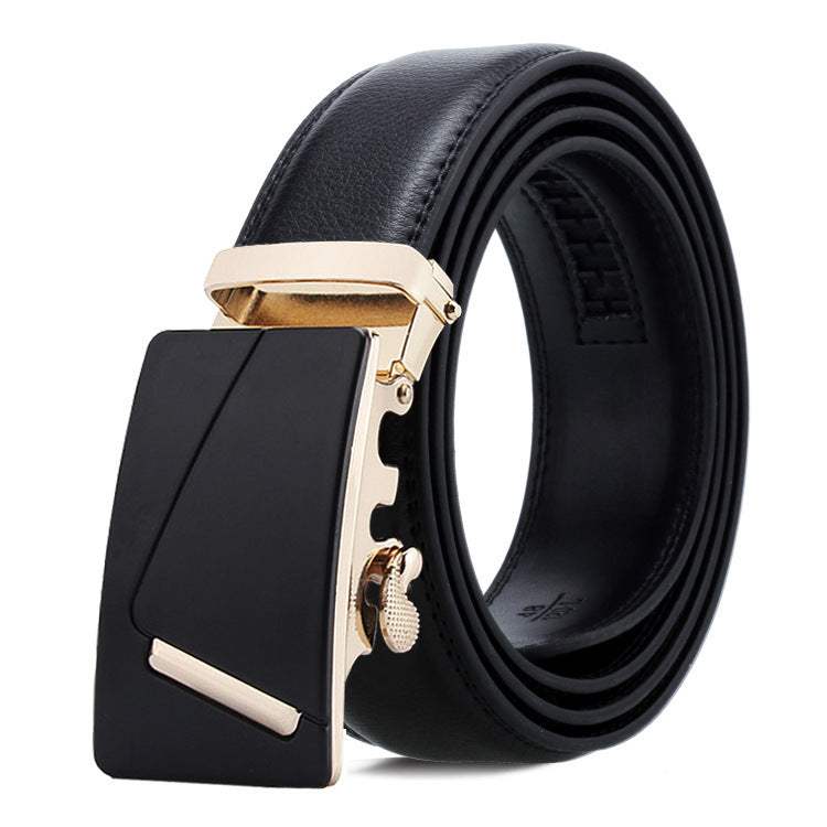 Men’s Automatic Buckle Belt – Classic Business Trouser Belt