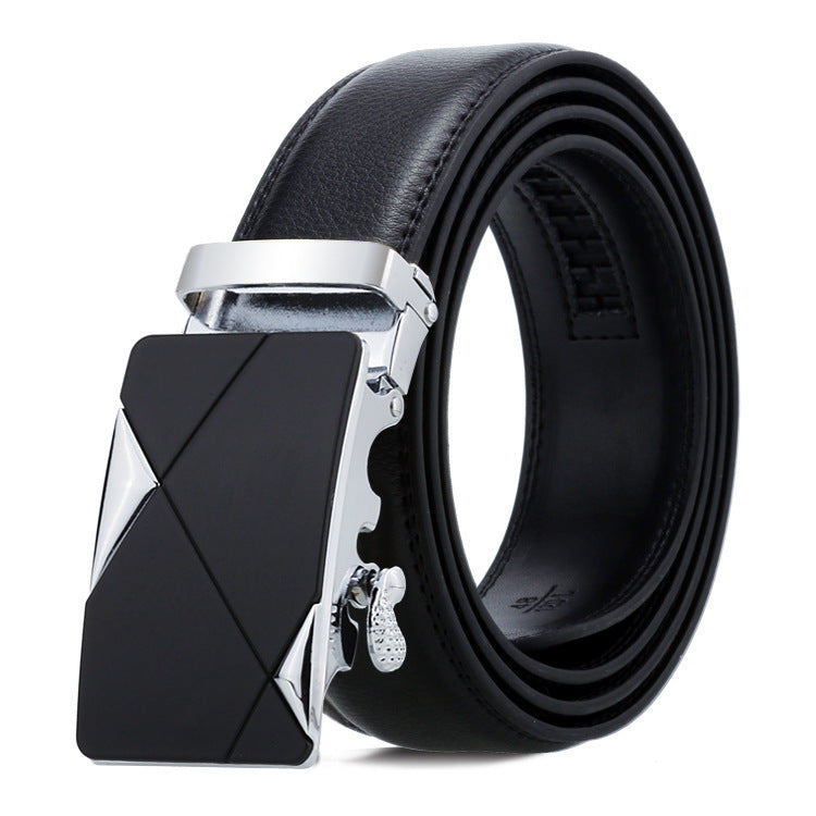 Men’s Automatic Buckle Belt – Classic Business Trouser Belt