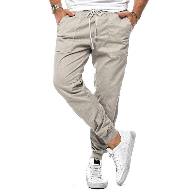 Spring And Autumn Men's Casual Pants Loose Tappered Trousers Leisure Sports Outdoor Overalls - Minerva Mart